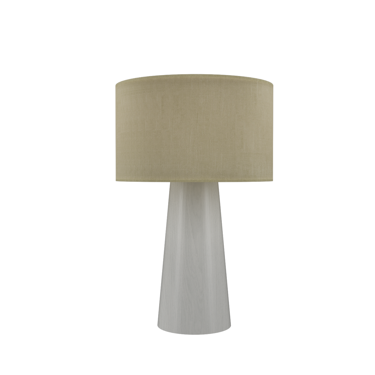 Accord Lighting 7026.47 Conical Accord Table Lamp in Organic White