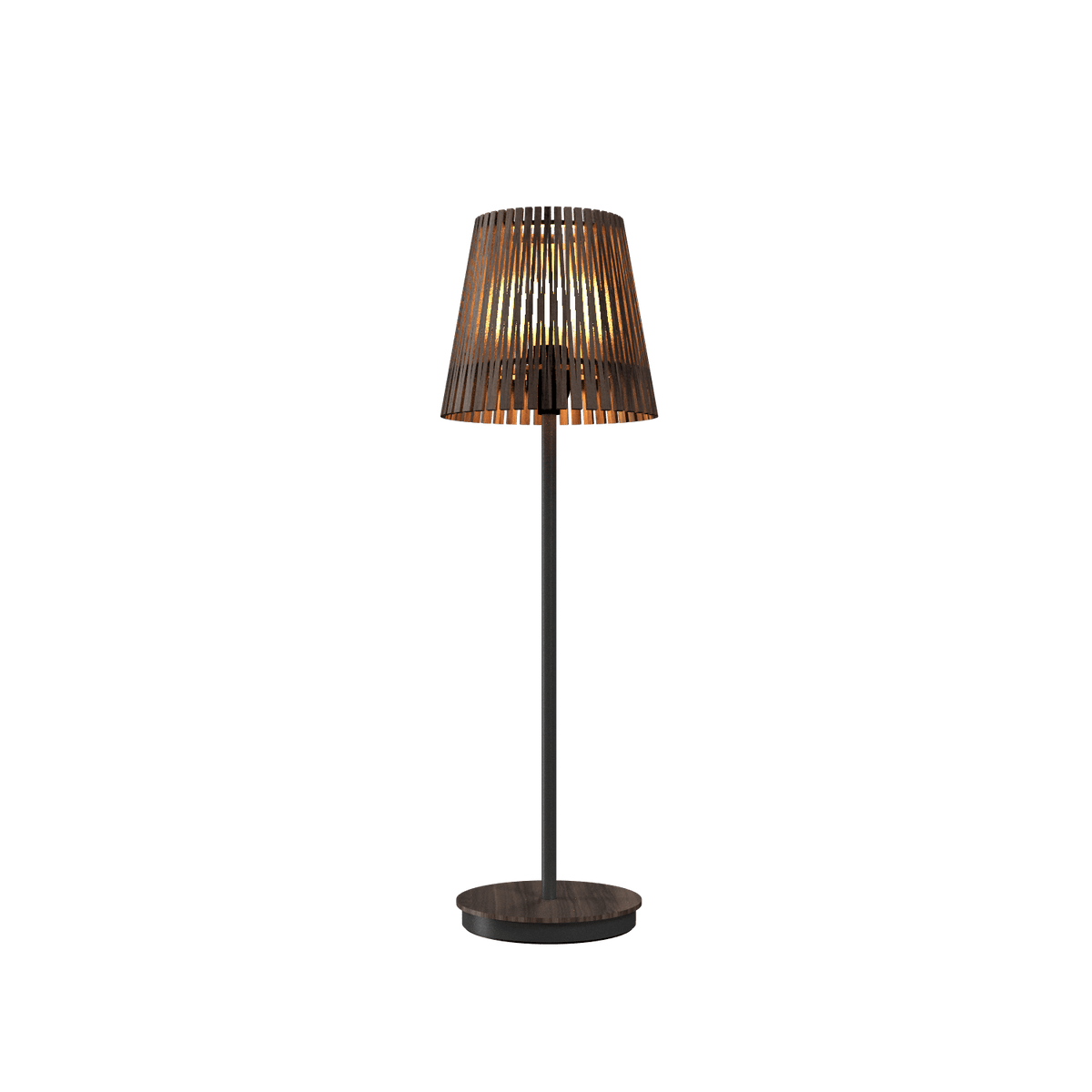 Accord Lighting 7086.18 LivingHinges Accord Table Lamp in American Walnut