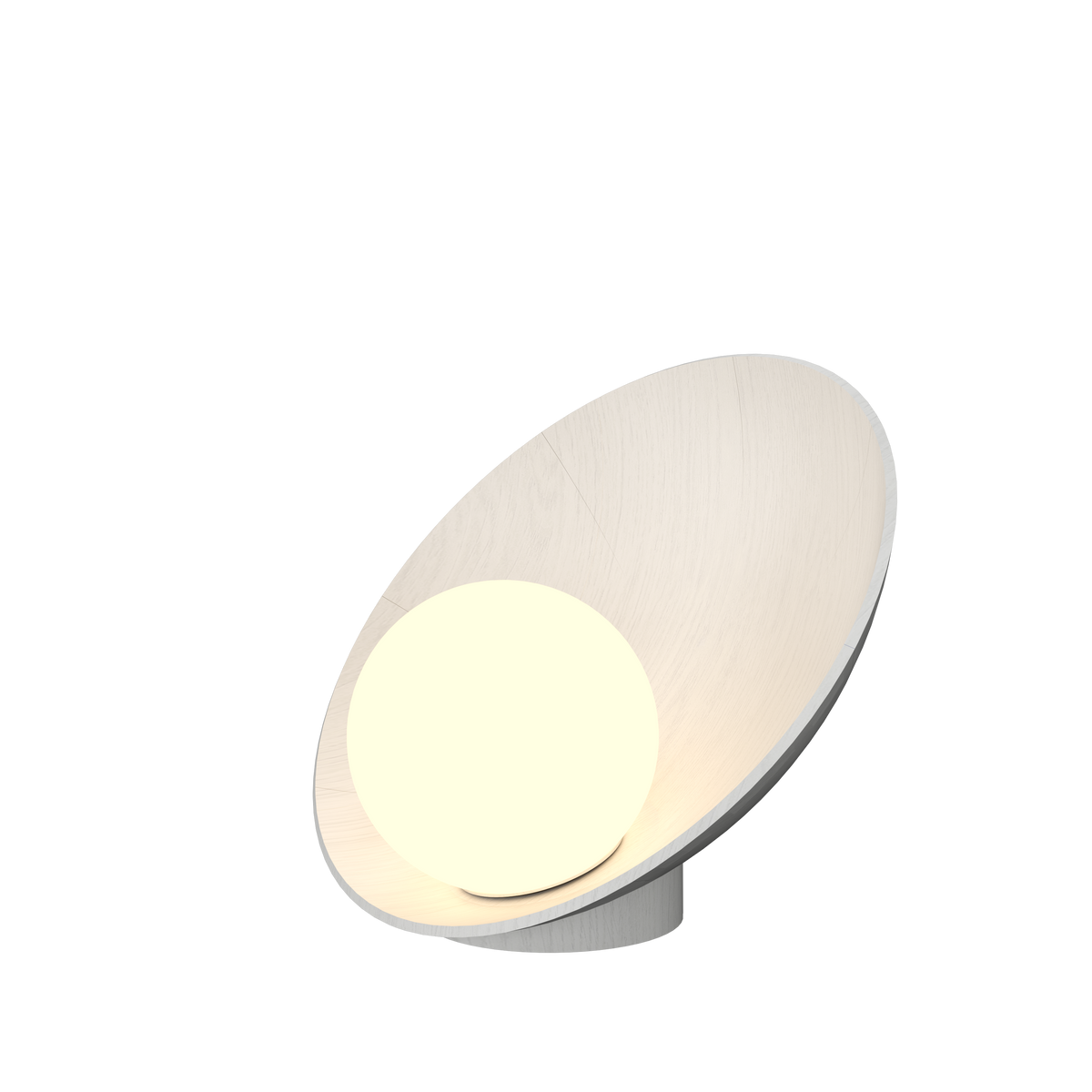 Accord Lighting 7102.47 Oyster Accord Table Lamp in Organic White