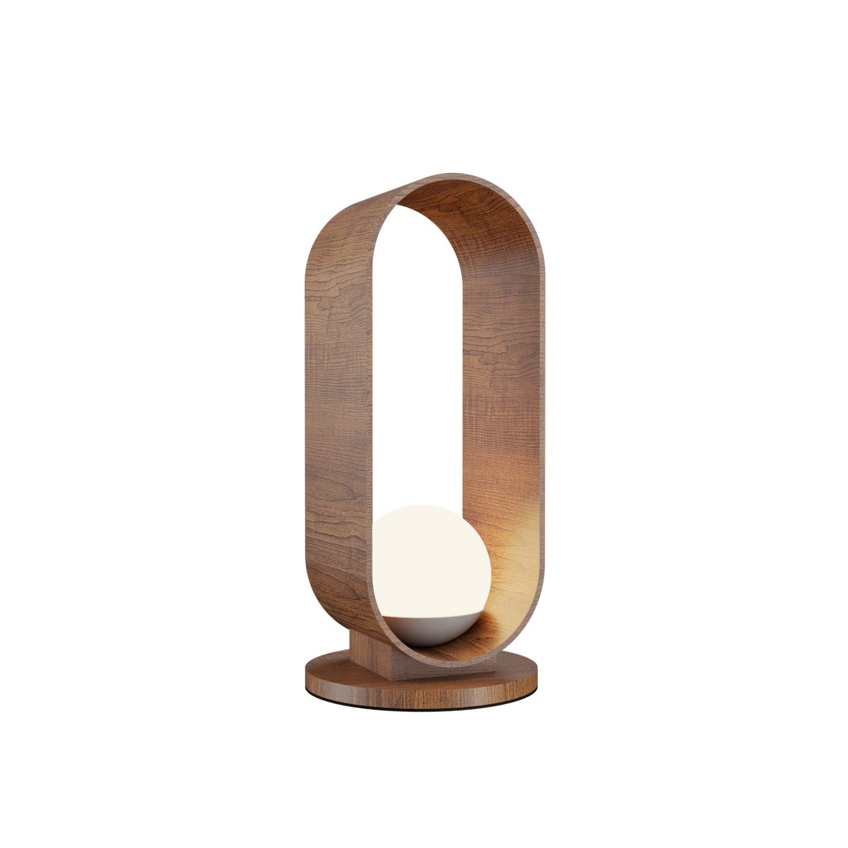 Accord Lighting 7064.06 Sfera Accord Table Lamp in Imbuia