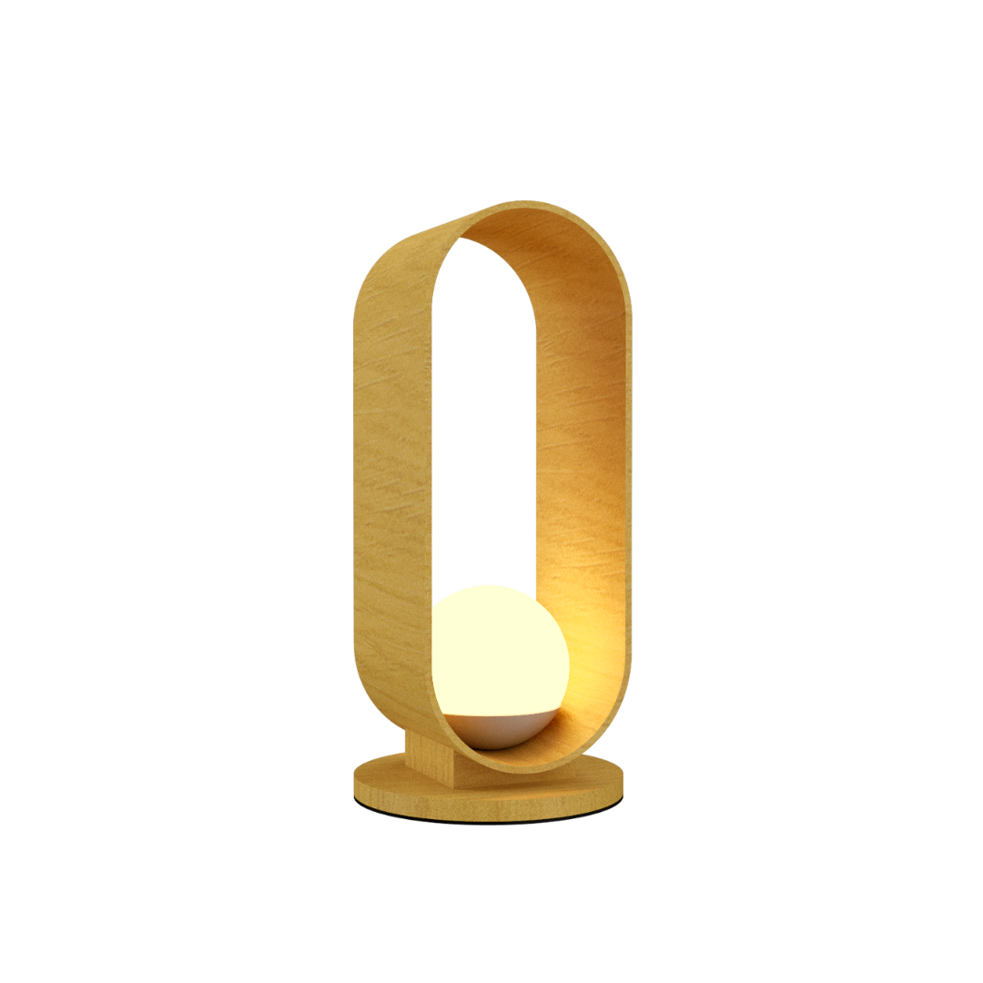 Accord Lighting 7064.49 Sfera Accord Table Lamp in Organic Gold