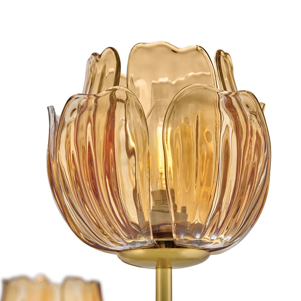 Fredrick Ramond FR46896UB-AM Fleur Fantine Suspendu en laiton non verni
