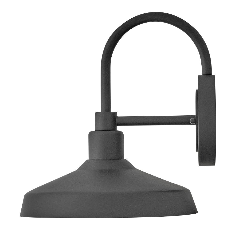Applique murale Hinkley Lighting 12075BK Forge, coloris noir.