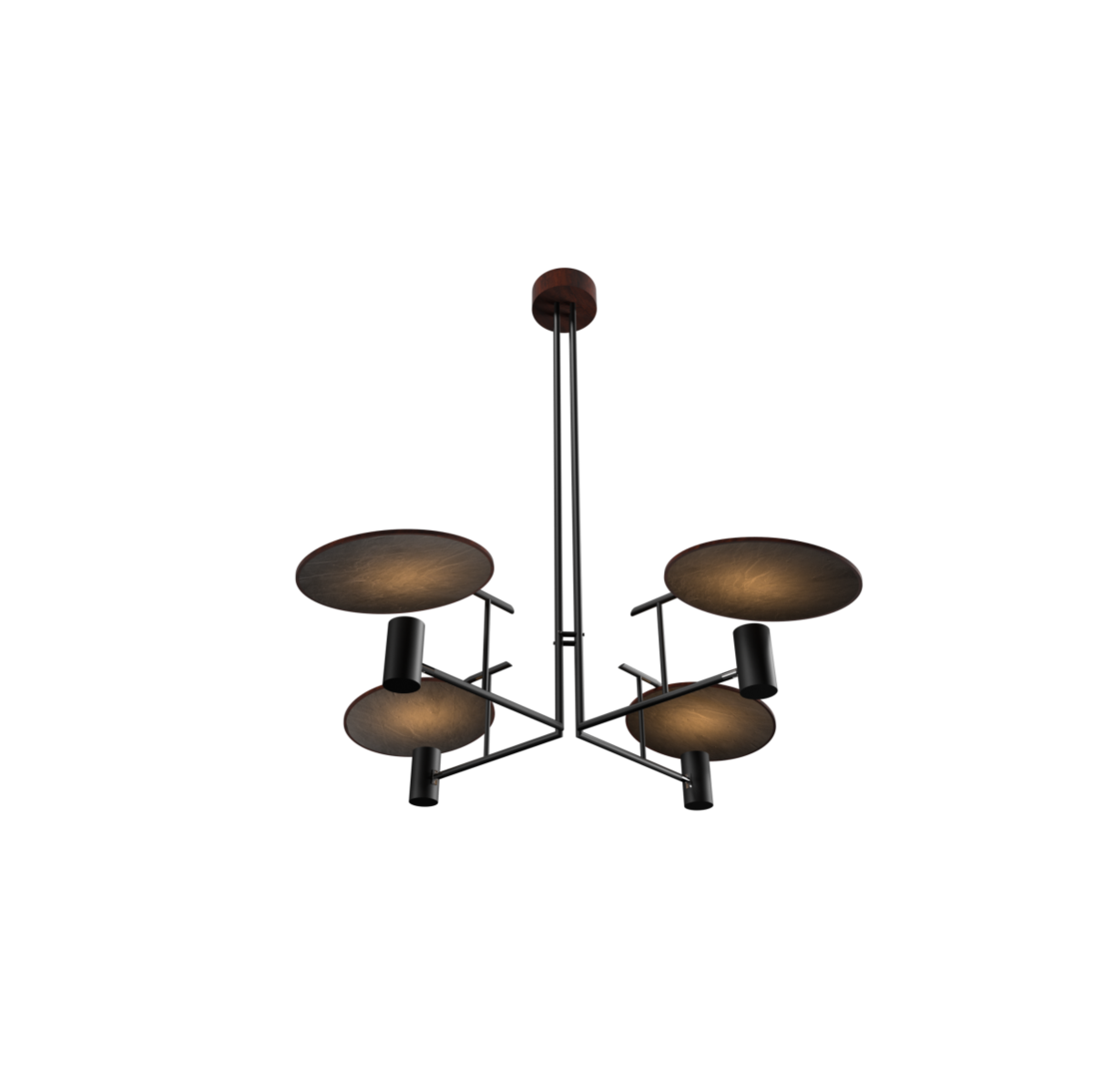 Accord Lighting 1641.06 Dot Accord Pendant in Imbuia
