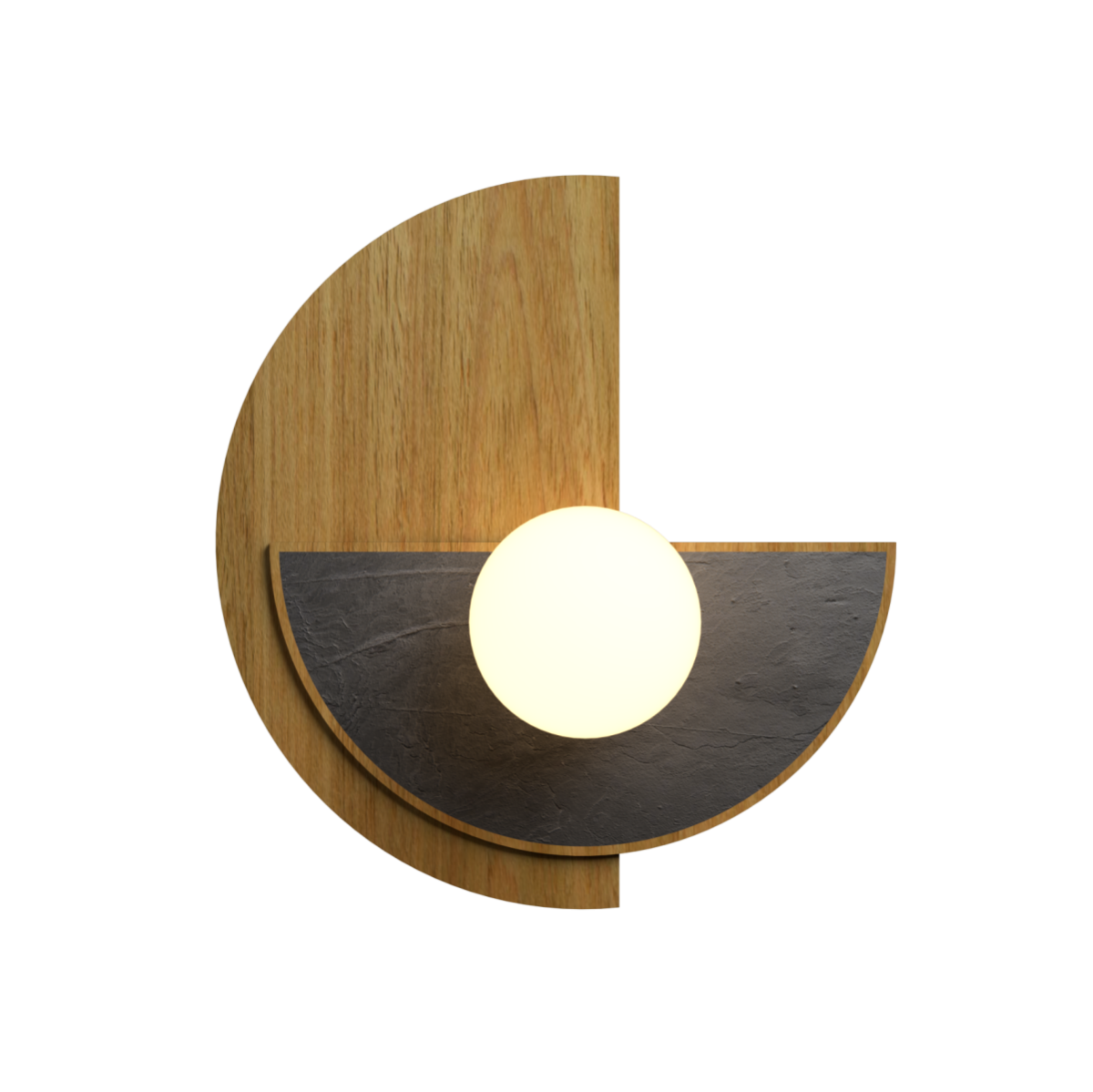 Applique murale Accord Lighting 4253.09 Petra Accord en Louro Freijo
