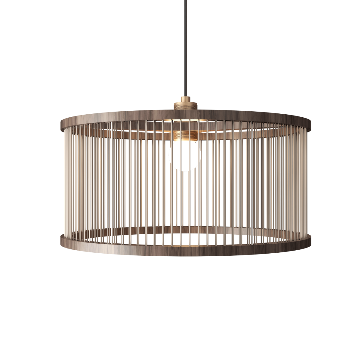Accord Lighting 1537.18 Corda Accord Suspension en noyer américain