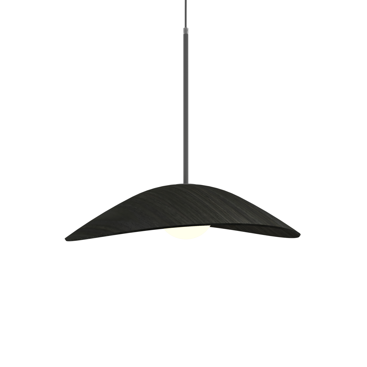 Accord Lighting 1547.44 Oyster Accord Pendant in Charcoal