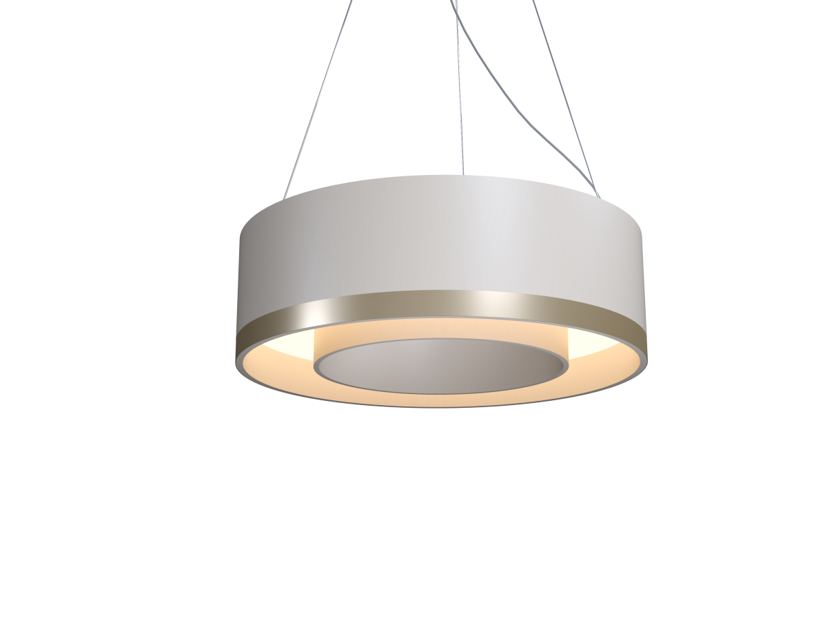 Accord Lighting 1558LED.48 Cylindrical Accord Pendant in Organic Cappuccino