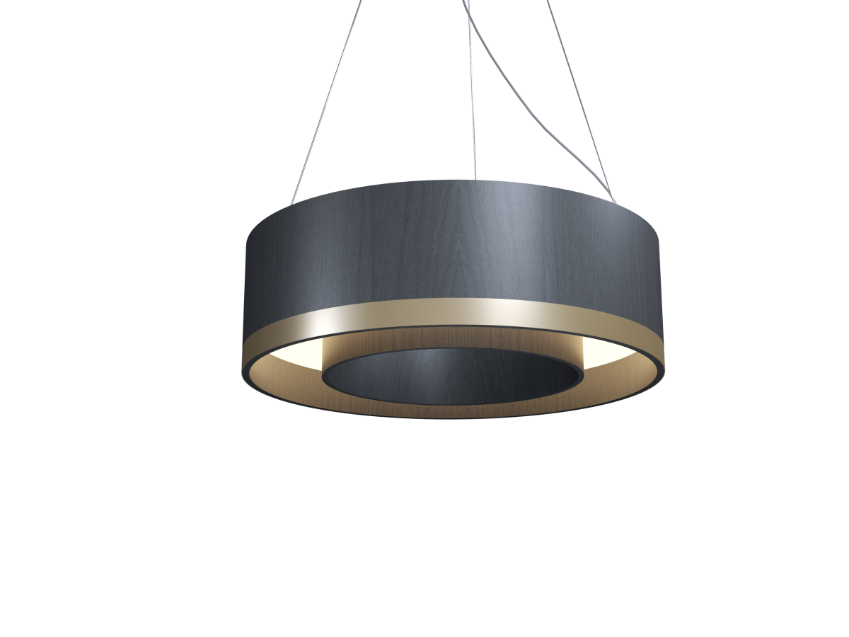 Accord Lighting 1558LED.50 Cylindrical Accord Pendant in Organic Grey