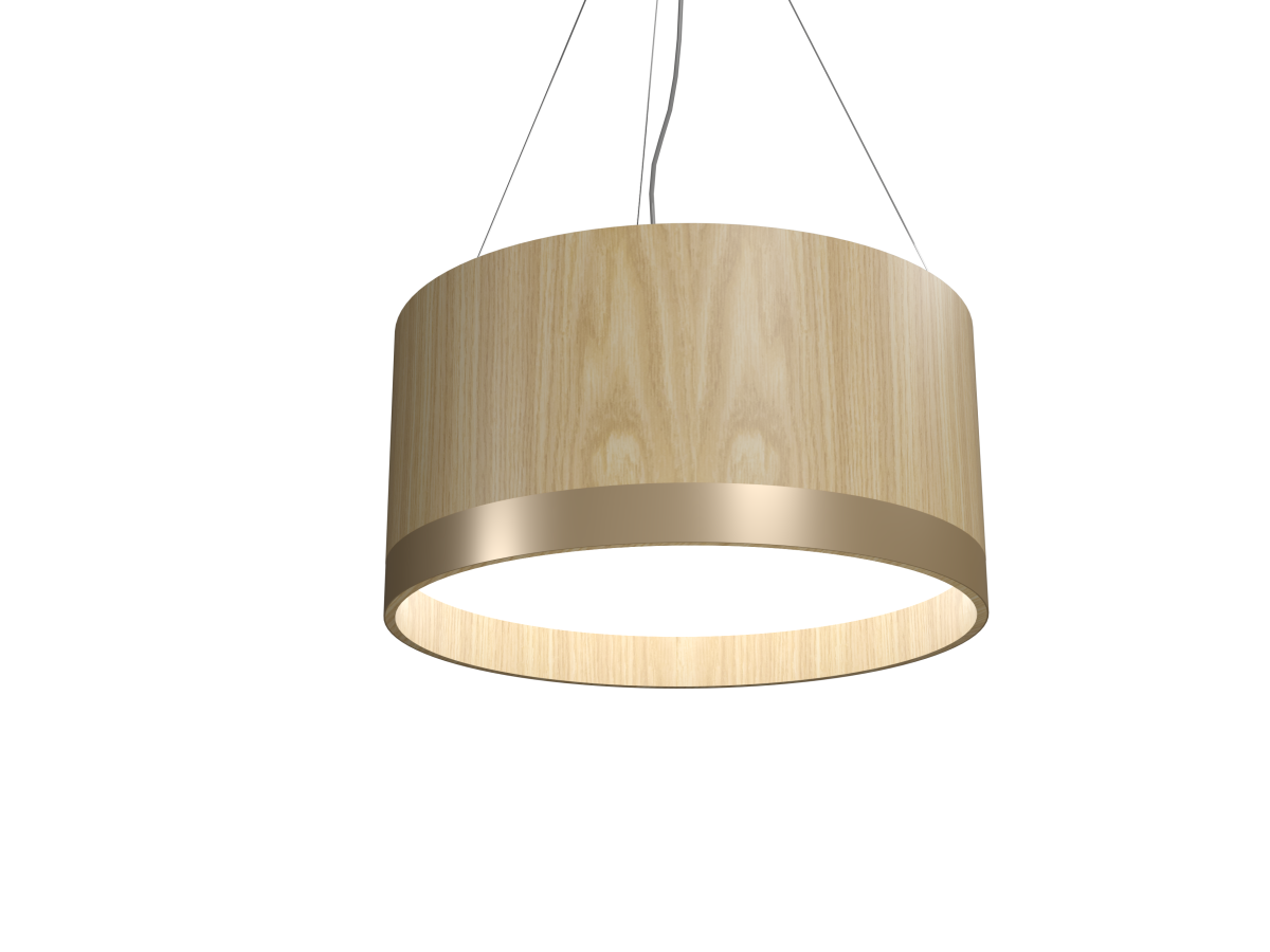 Accord Lighting 1560.45 Cylindrical Accord Pendant in Sand