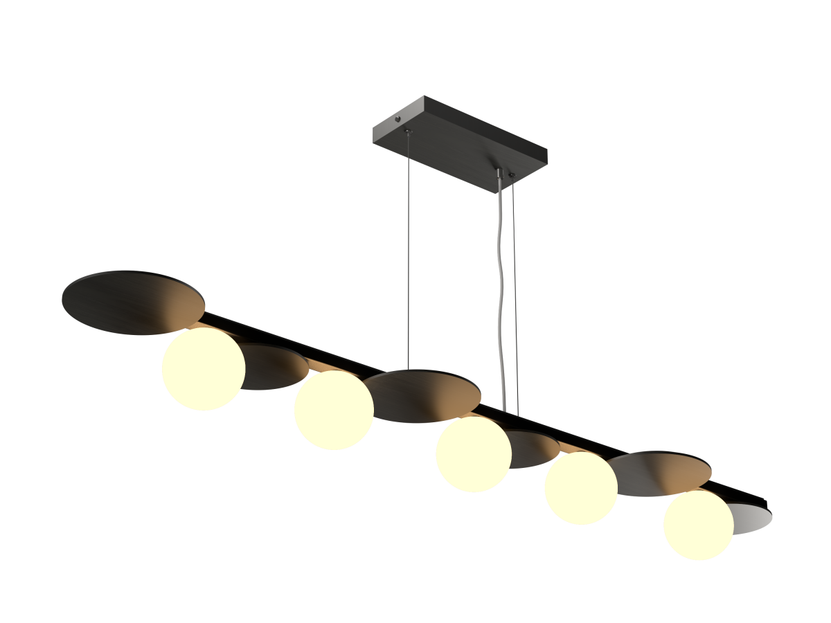 Accord Lighting 1578.44 Luna Accord Pendant in Charcoal