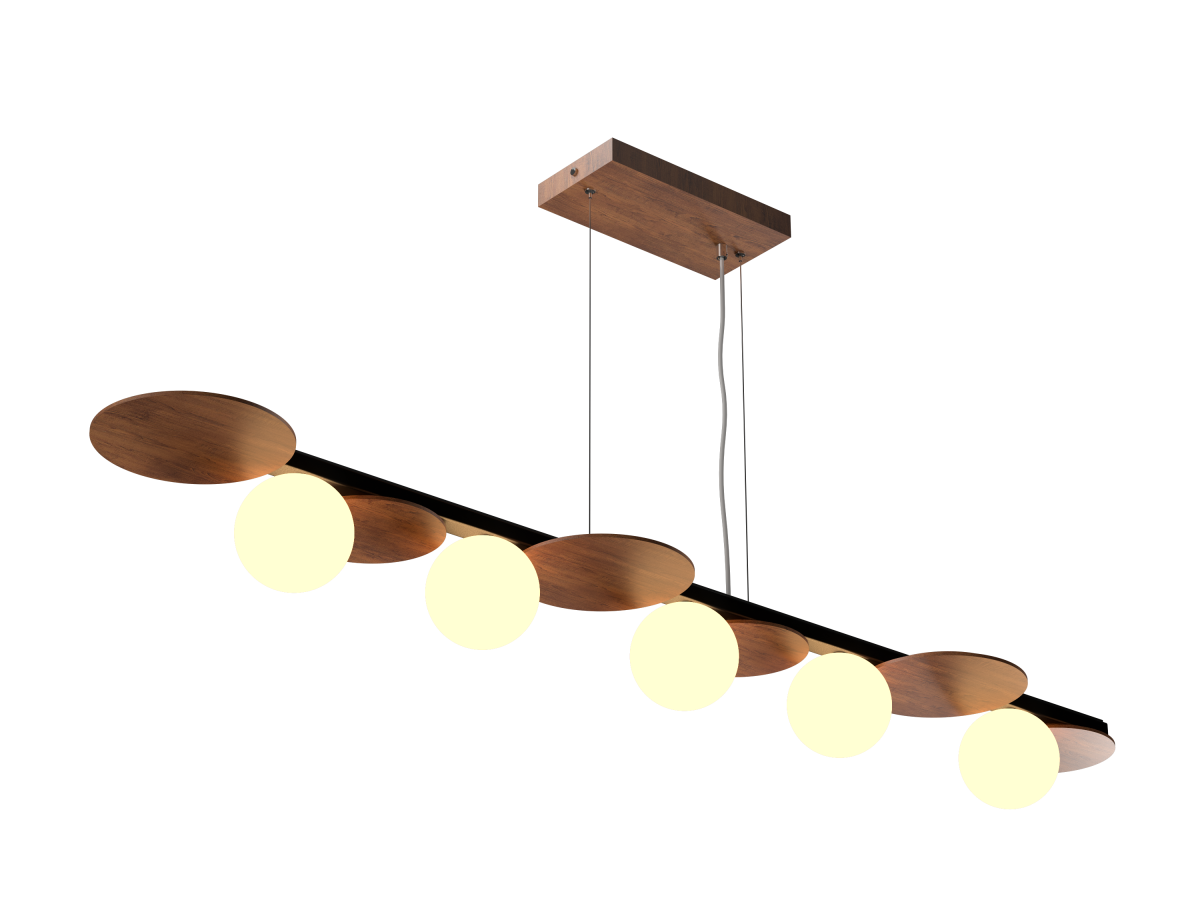 Accord Lighting 1578.06 Luna Accord Pendant in Imbuia