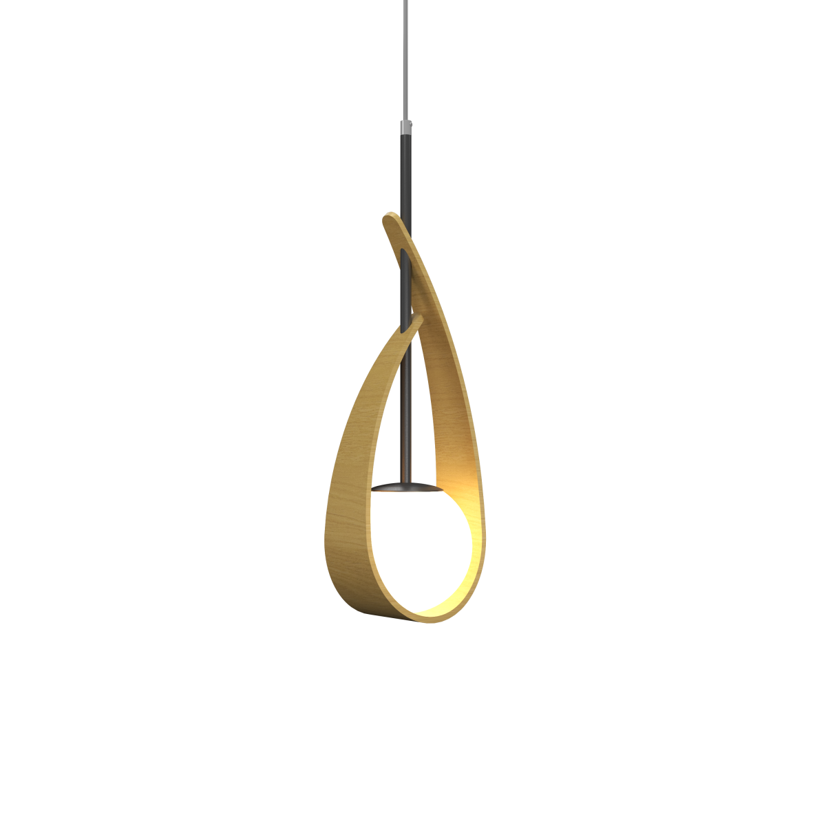 Accord Lighting 1583.49 Oyster Accord Suspension en or biologique