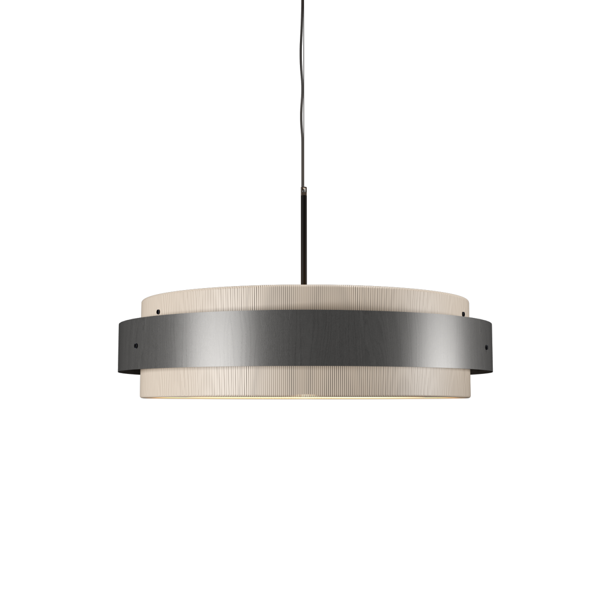 Accord Lighting 1593.50 Corda Accord Suspension en gris organique