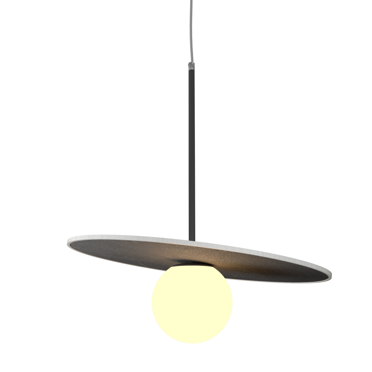 Accord Lighting 1607.47 Orbit Accord Pendant in Organic White