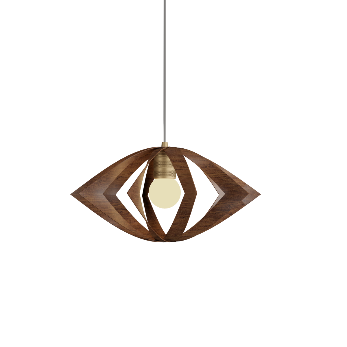 Accord Lighting 1610.06 Versatile Accord Pendant in Imbuia