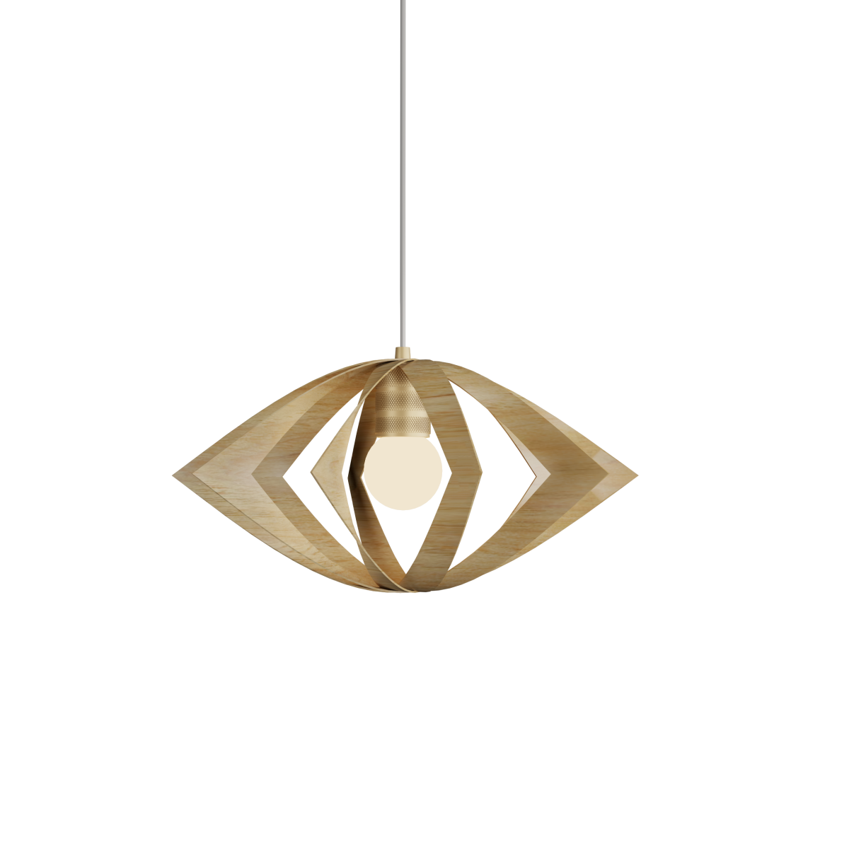 Accord Lighting 1610.09 Versatile Accord Pendant in Louro Freijo