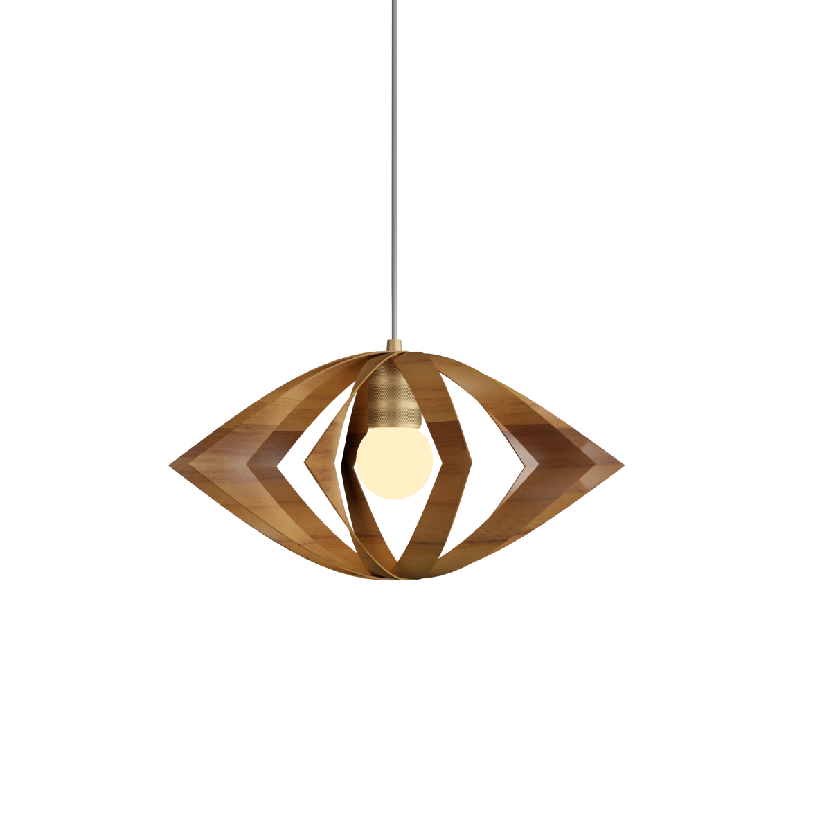 Accord Lighting 1610.12 Versatile Accord Pendant in Teak