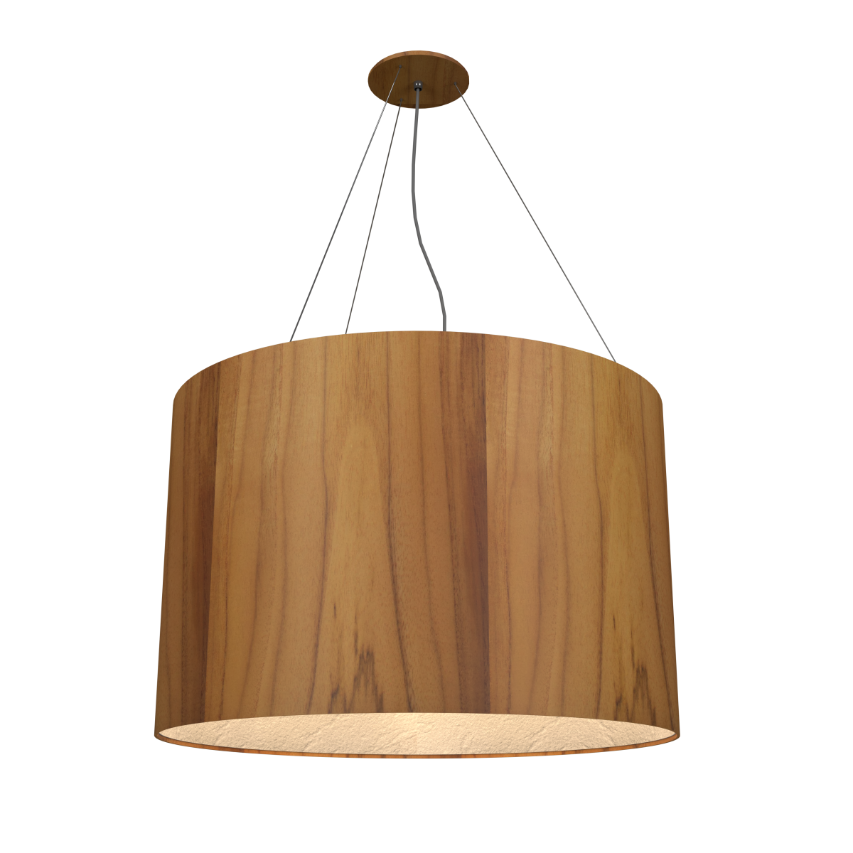 Accord Lighting 1628.12 Cylindrique Accord Suspension en teck