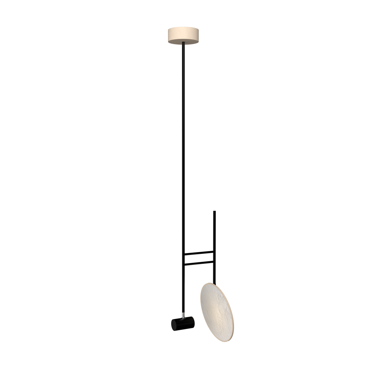 Accord Lighting 1636.48 Dot Accord Pendant in Organic Cappuccino
