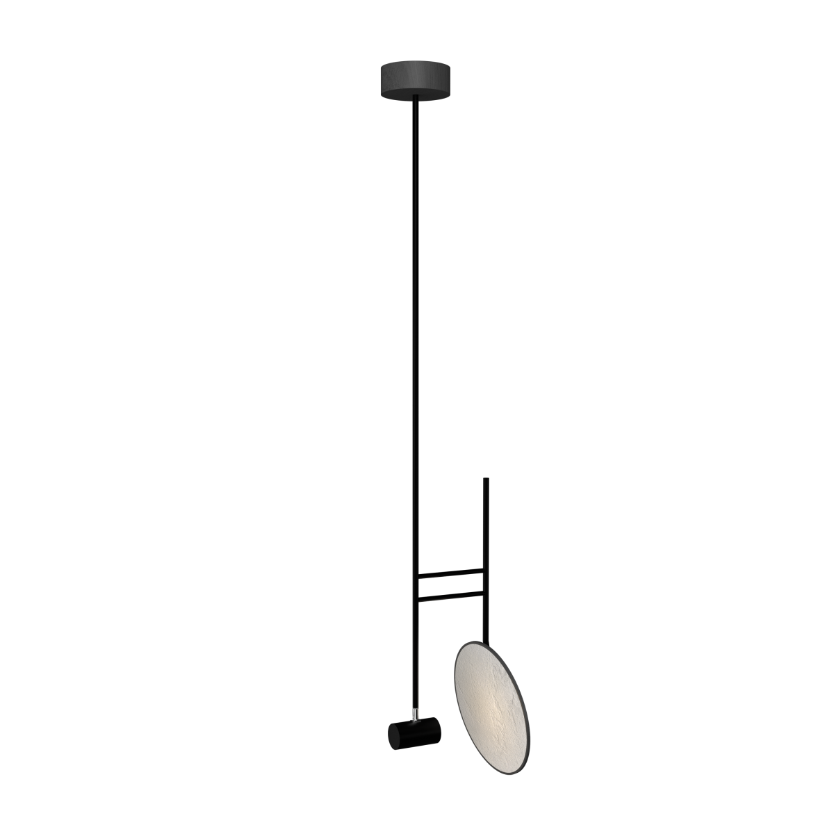 Accord Lighting 1636.50 Dot Accord Pendant in Organic Grey