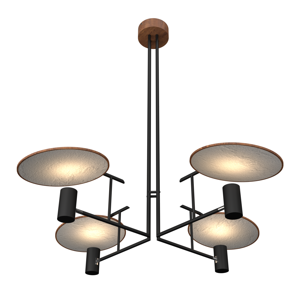 Accord Lighting 1637.06 Dot Accord Pendant in Imbuia