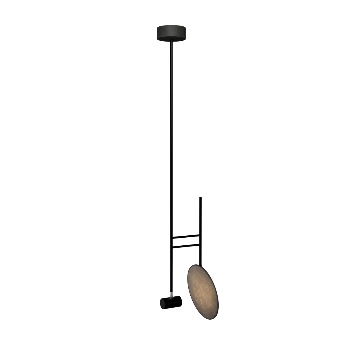 Accord Lighting 1640.44 Dot Accord Pendant in Charcoal