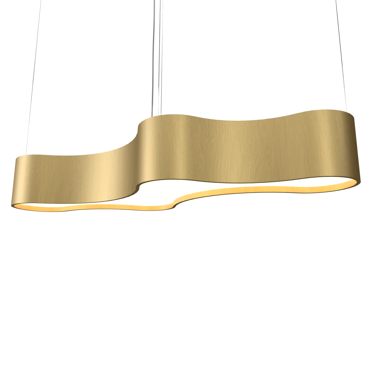 Accord Lighting 1649LED.49 Organic Accord Pendant in Organic Gold