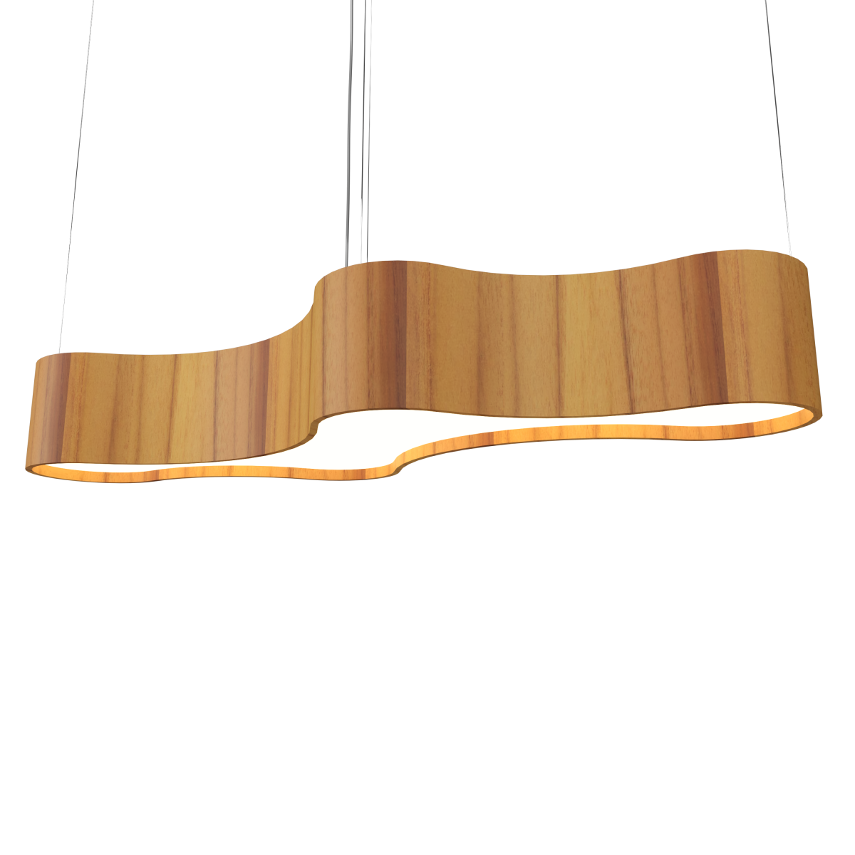 Accord Lighting 1649LED.12 Organic Accord Pendant in Teak