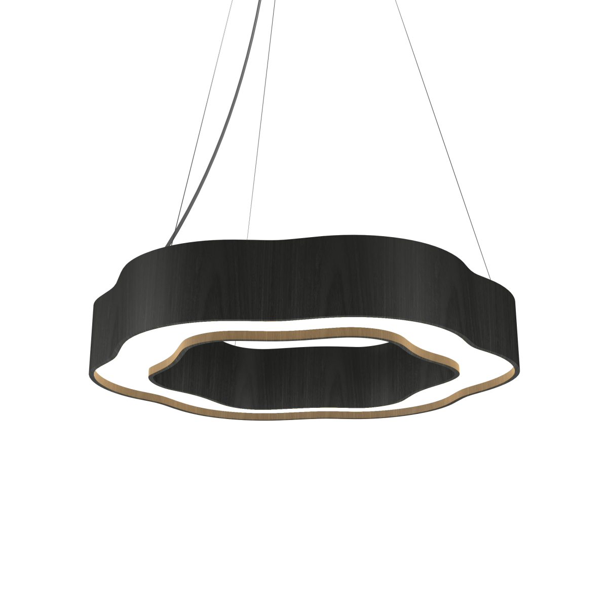Accord Lighting 1651LED.44 Organic Accord Pendant in Charcoal