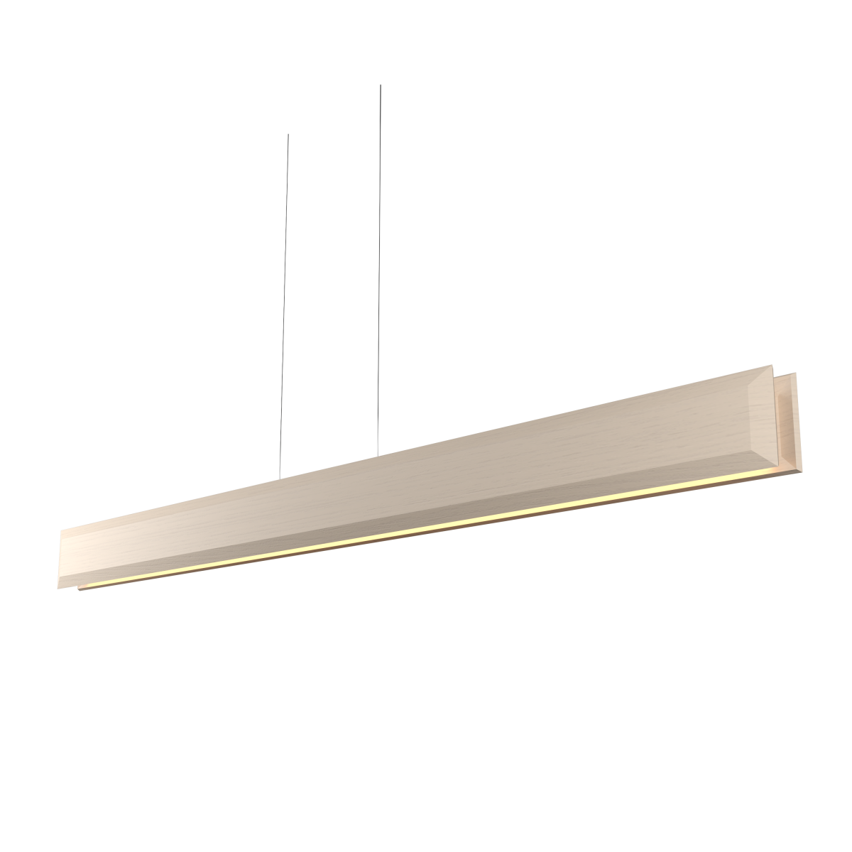 Accord Lighting 1658LED.48 Facet Accord Suspension dans un cappuccino bio