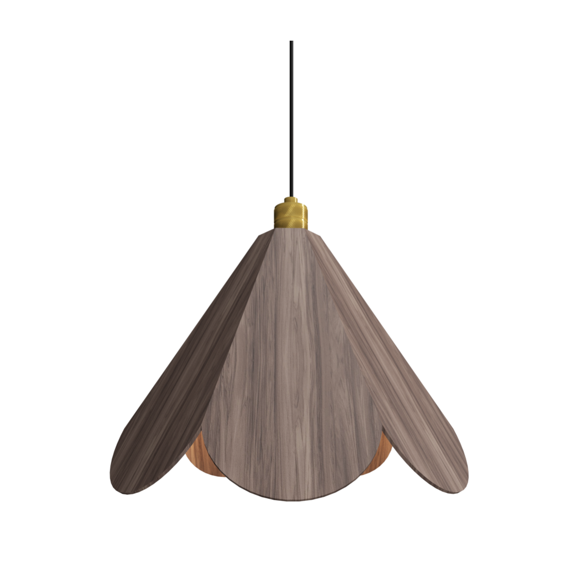 Accord Lighting 1656.18 Aura Accord Pendant in American Walnut