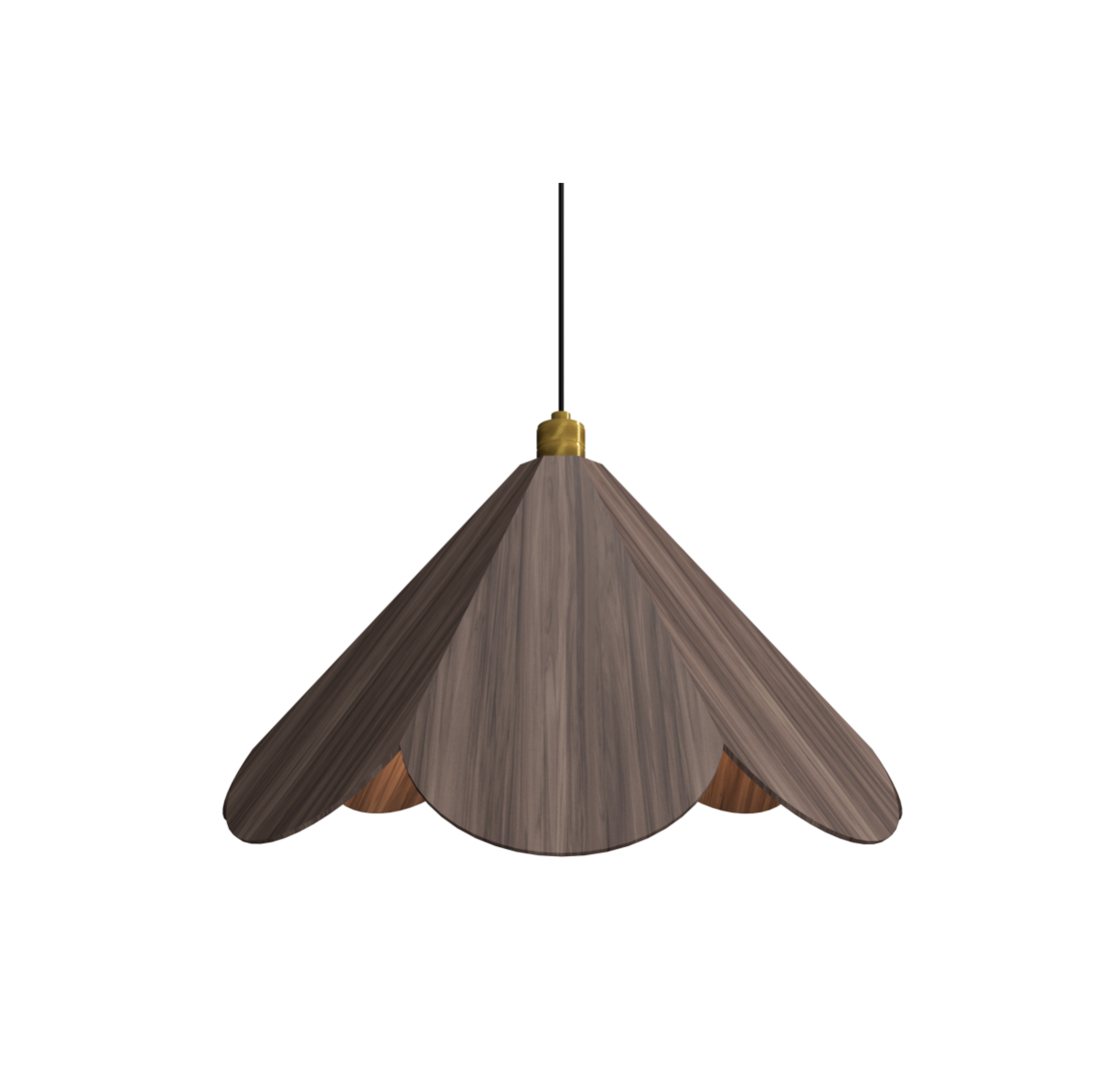 Accord Lighting 1657.18 Aura Accord Pendant in American Walnut
