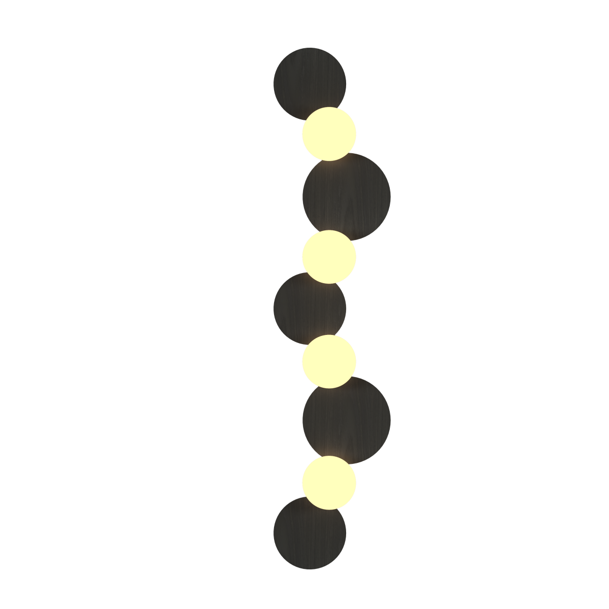 Applique murale Luna Accord Lighting 4224.44 couleur anthracite