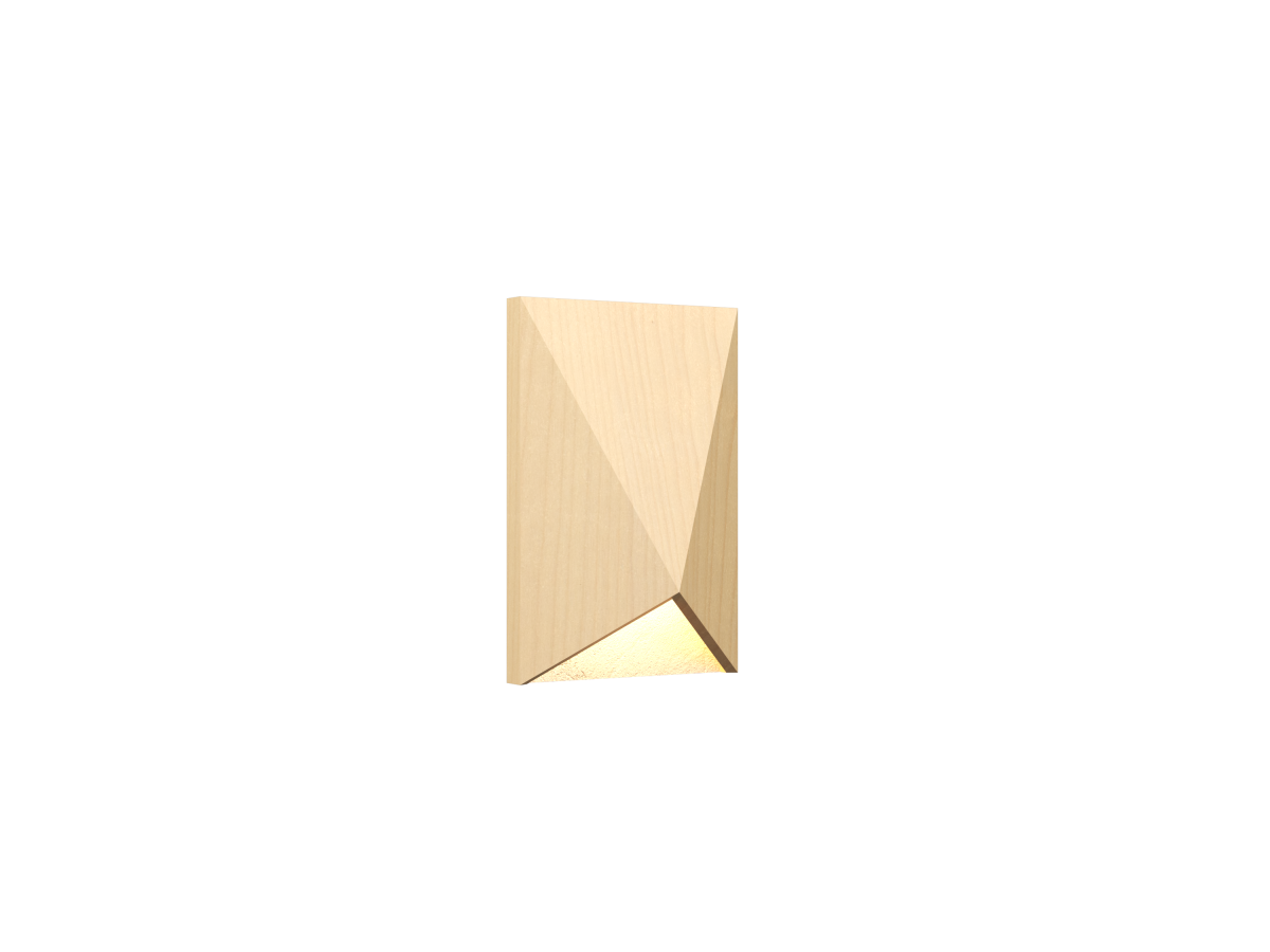 Accord Lighting 4227.34 Facet Accord Wall Lamp in Maple