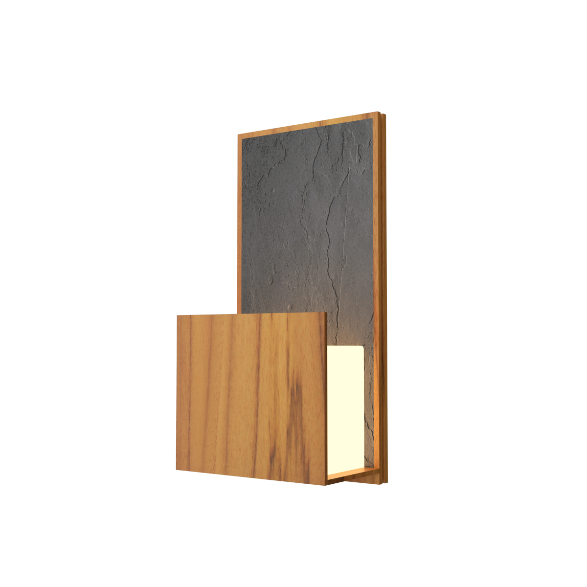 Accord Lighting 4232.12 Clean Accord Wall Lamp in Teak