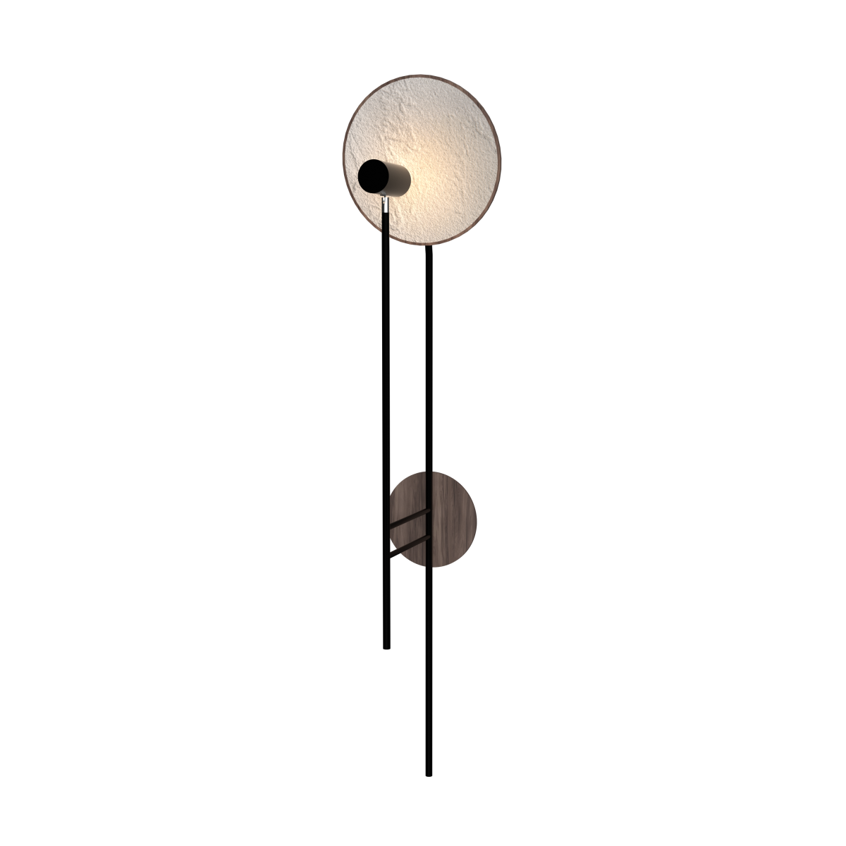Accord Lighting 4246.18 Dot Accord Wall Lamp in American Walnut