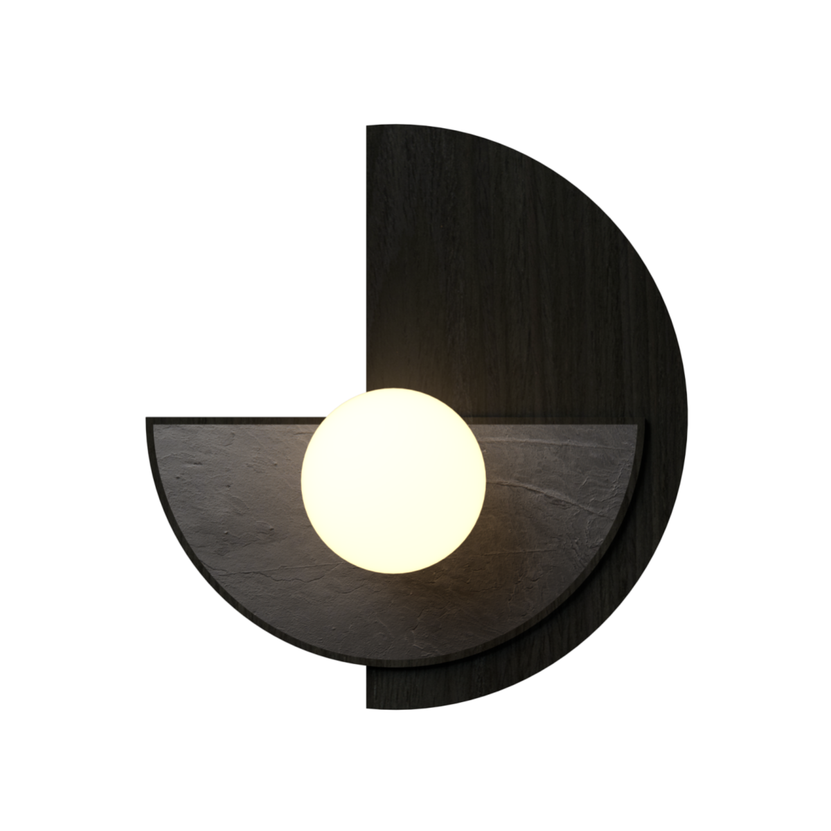 Accord Lighting 4257.44 Petra Accord Wall Lamp in Charcoal
