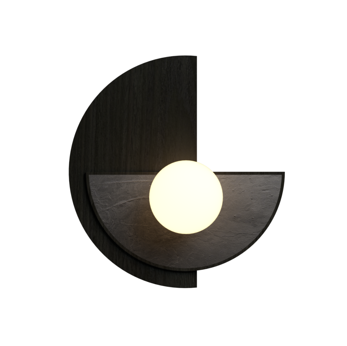 Applique murale Accord Lighting 4253.44 Petra Accord en anthracite