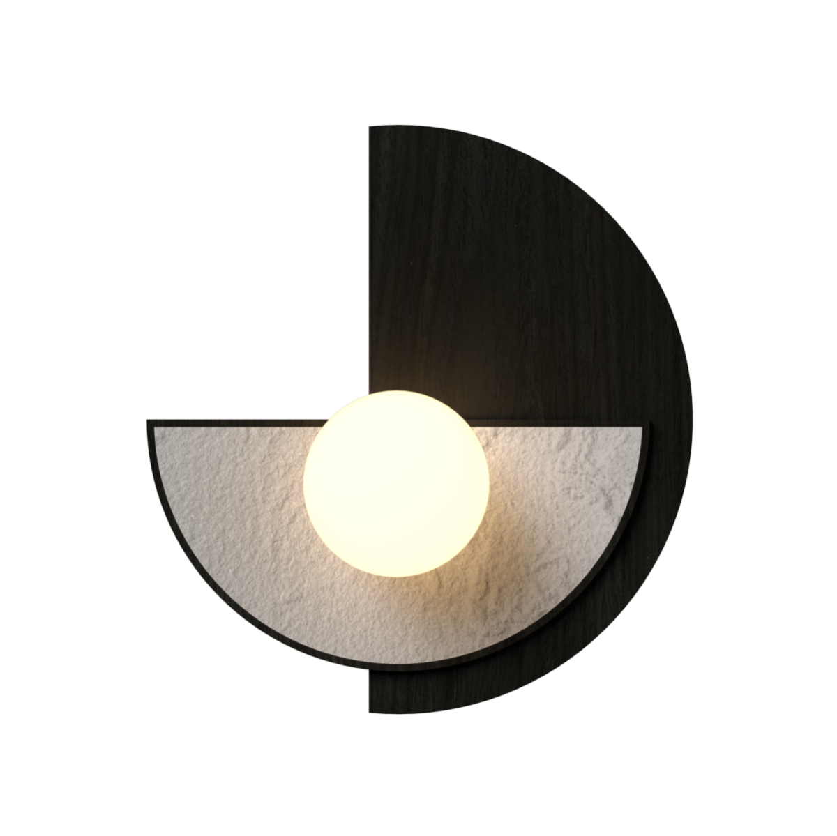 Accord Lighting 4256.44 Petra Accord Wall Lamp in Charcoal