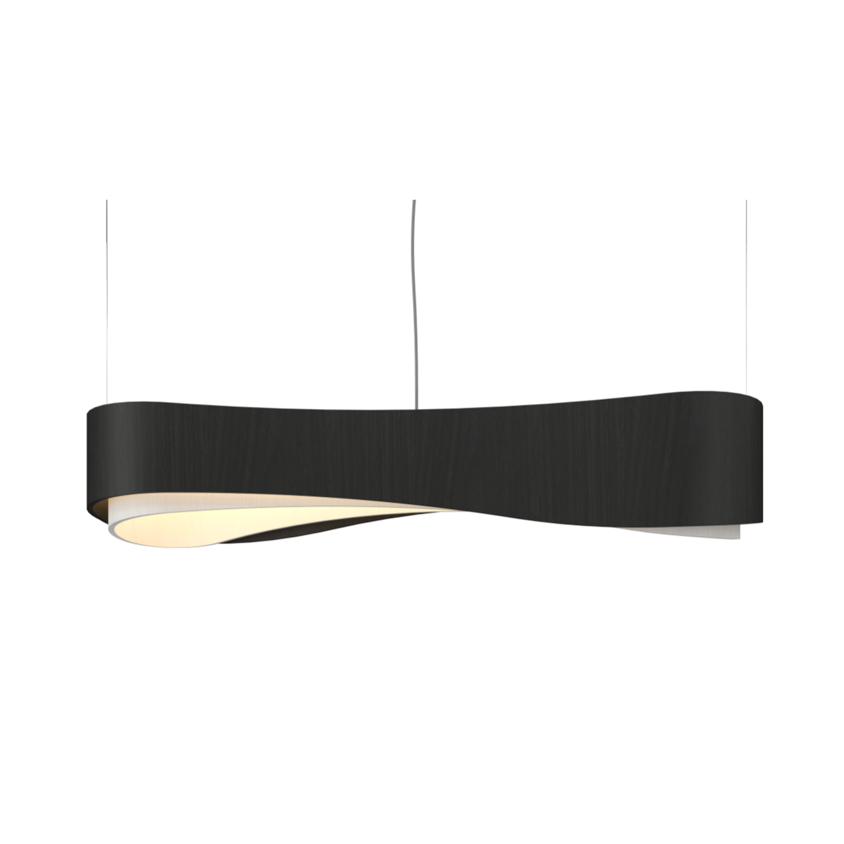 Accord Lighting 1653LED.44 Meandro Accord Pendant in Charcoal