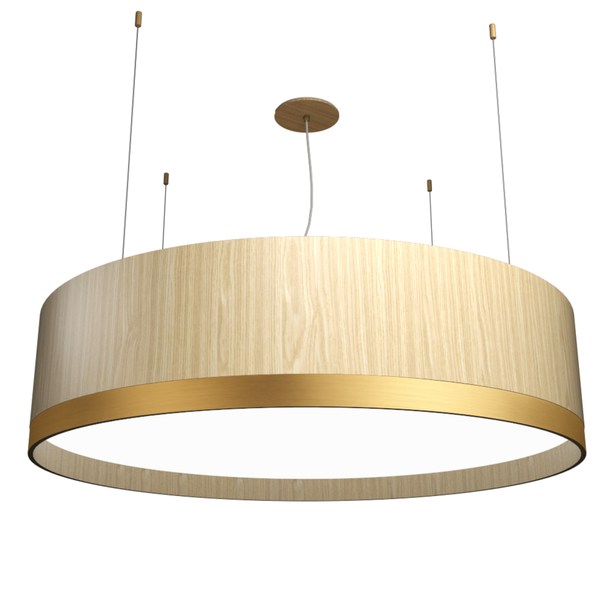 Accord Lighting 1550.45 Cylindrical Accord Pendant in Sand