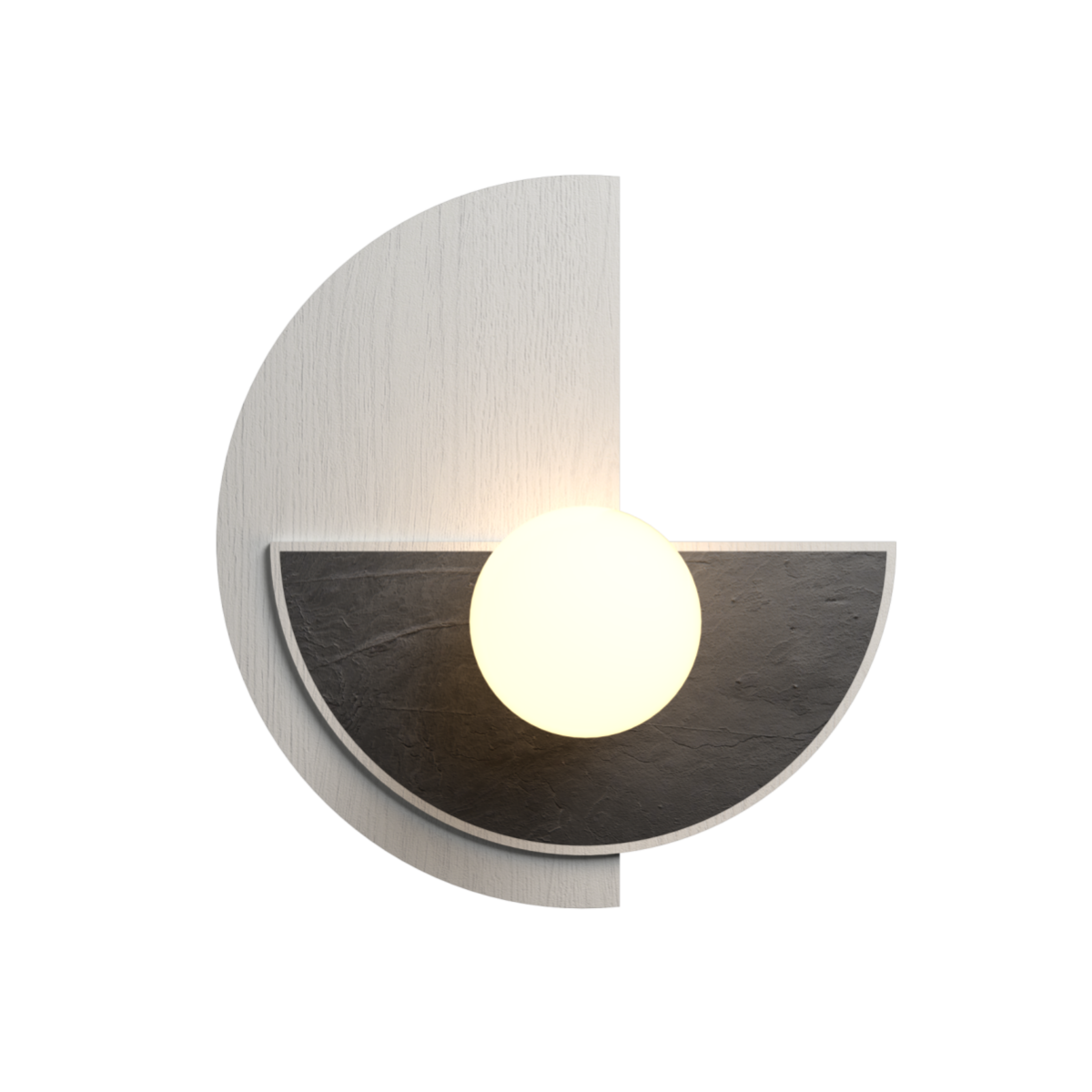 Applique murale Accord Lighting 4253.47 Petra Accord en blanc organique