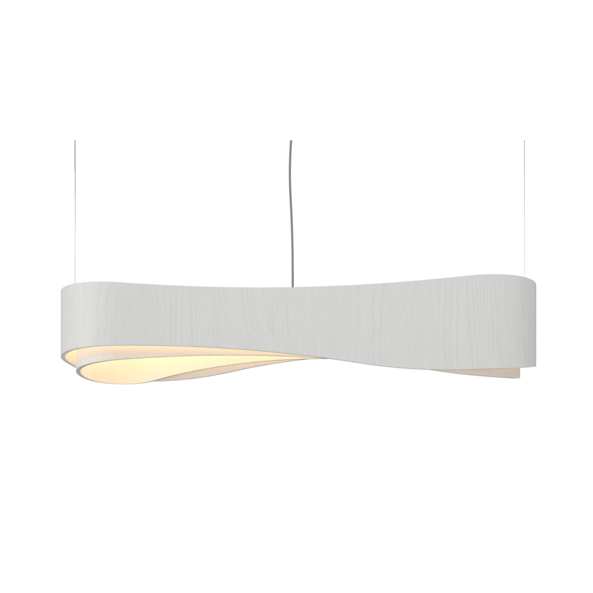 Accord Lighting 1653LED.47 Meandro Accord Pendant in Organic White