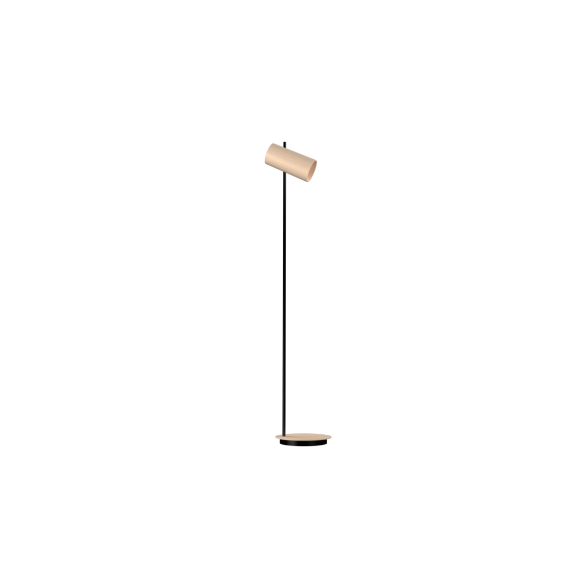 Accord Lighting 3065.48 Cylindrical Accord Floor Lamp in Organic Cappuccino