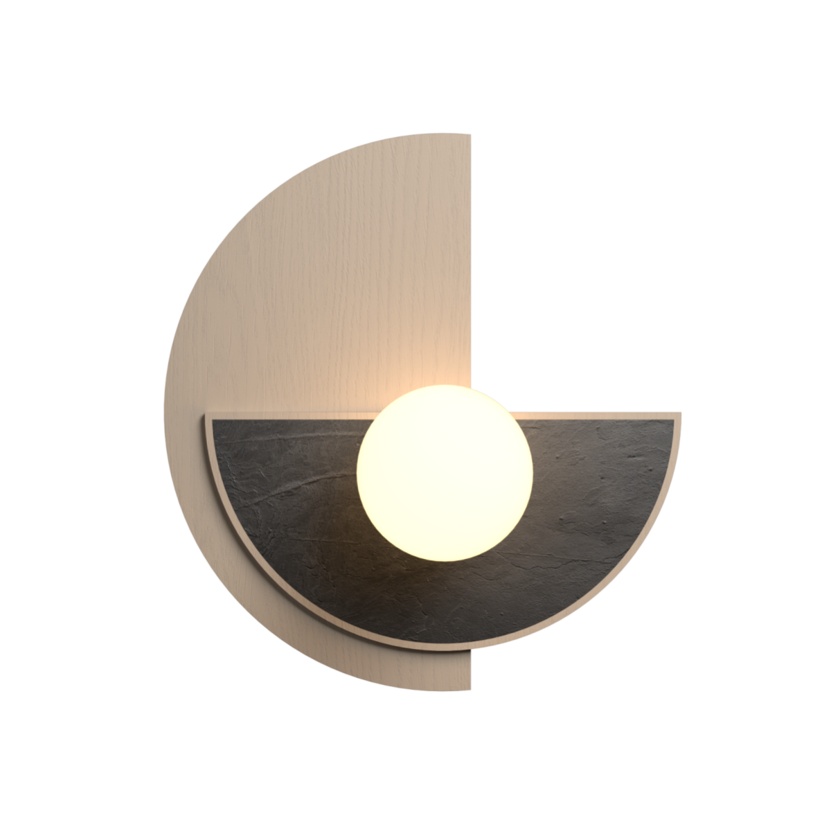 Applique murale Accord Lighting 4253.48 Petra Accord, coloris cappuccino bio