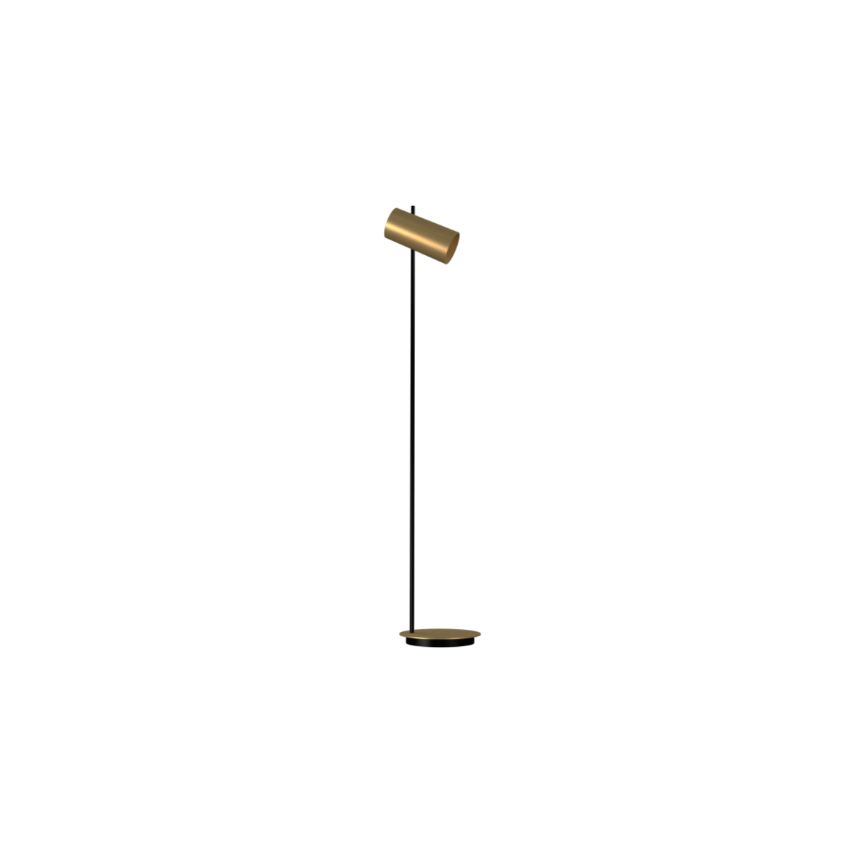 Accord Lighting 3065.49 Cylindrical Accord Floor Lamp in Organic Gold