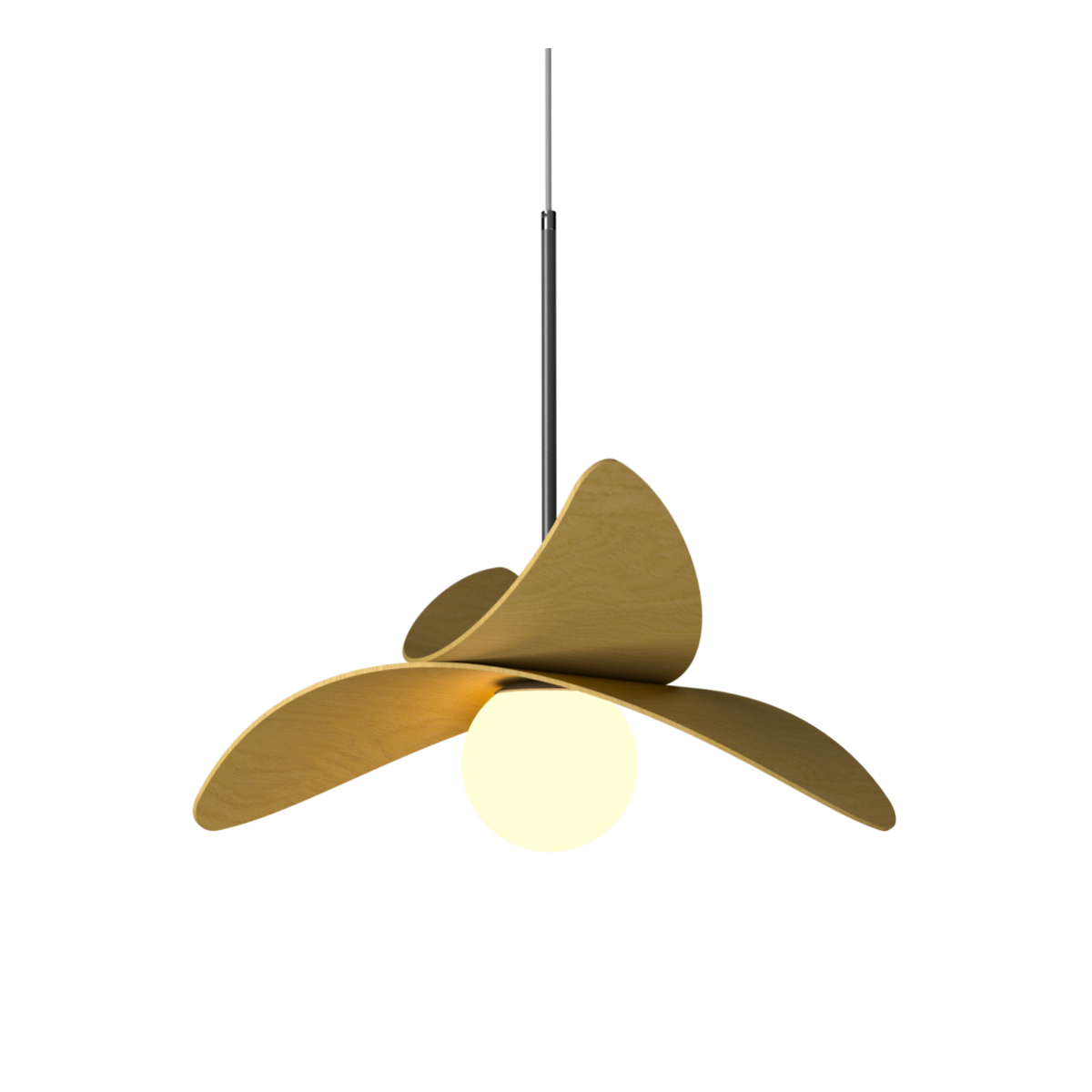 Accord Lighting 1647.49 Oyster Accord Suspension en or biologique