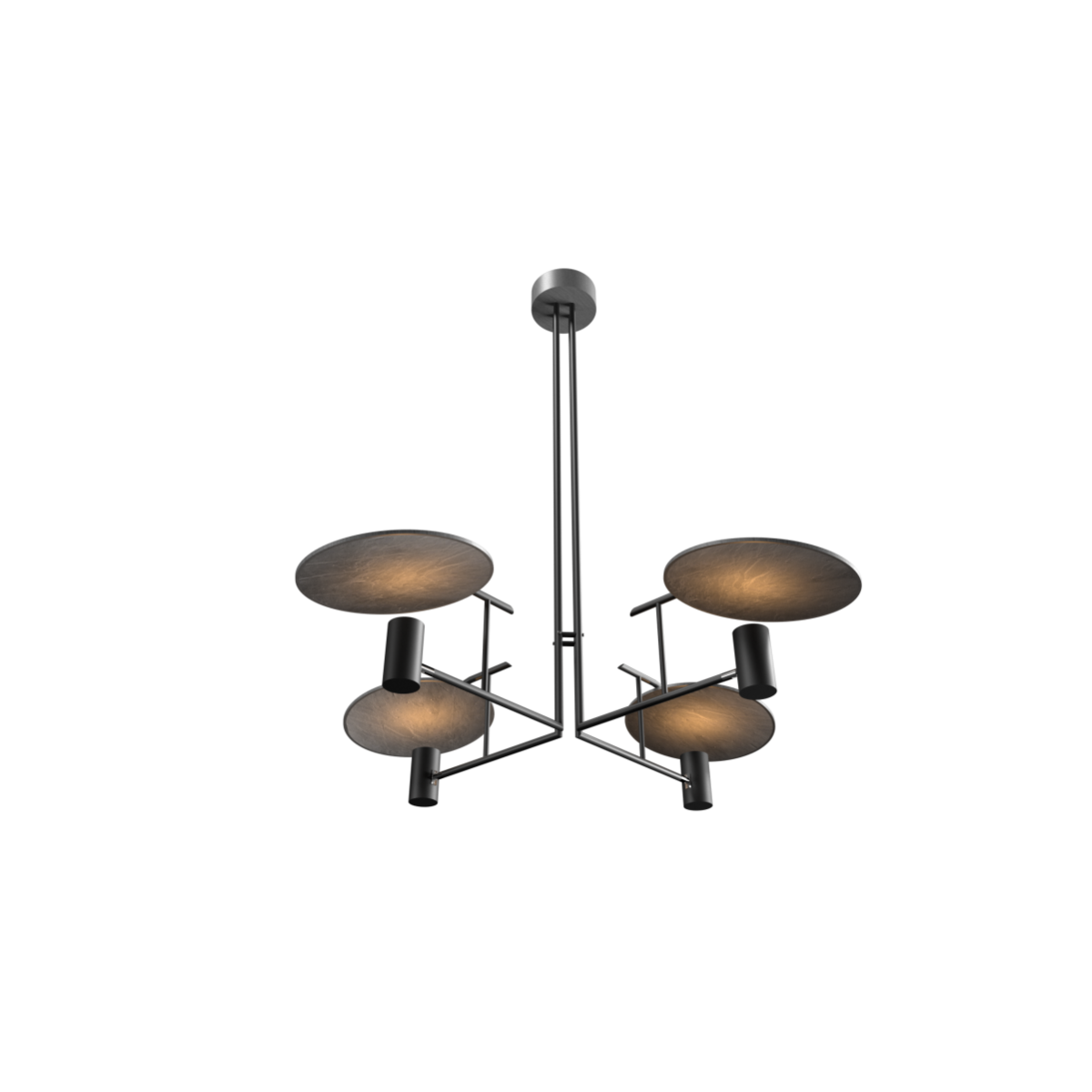 Accord Lighting 1641.50 Dot Accord Pendant in Organic Grey