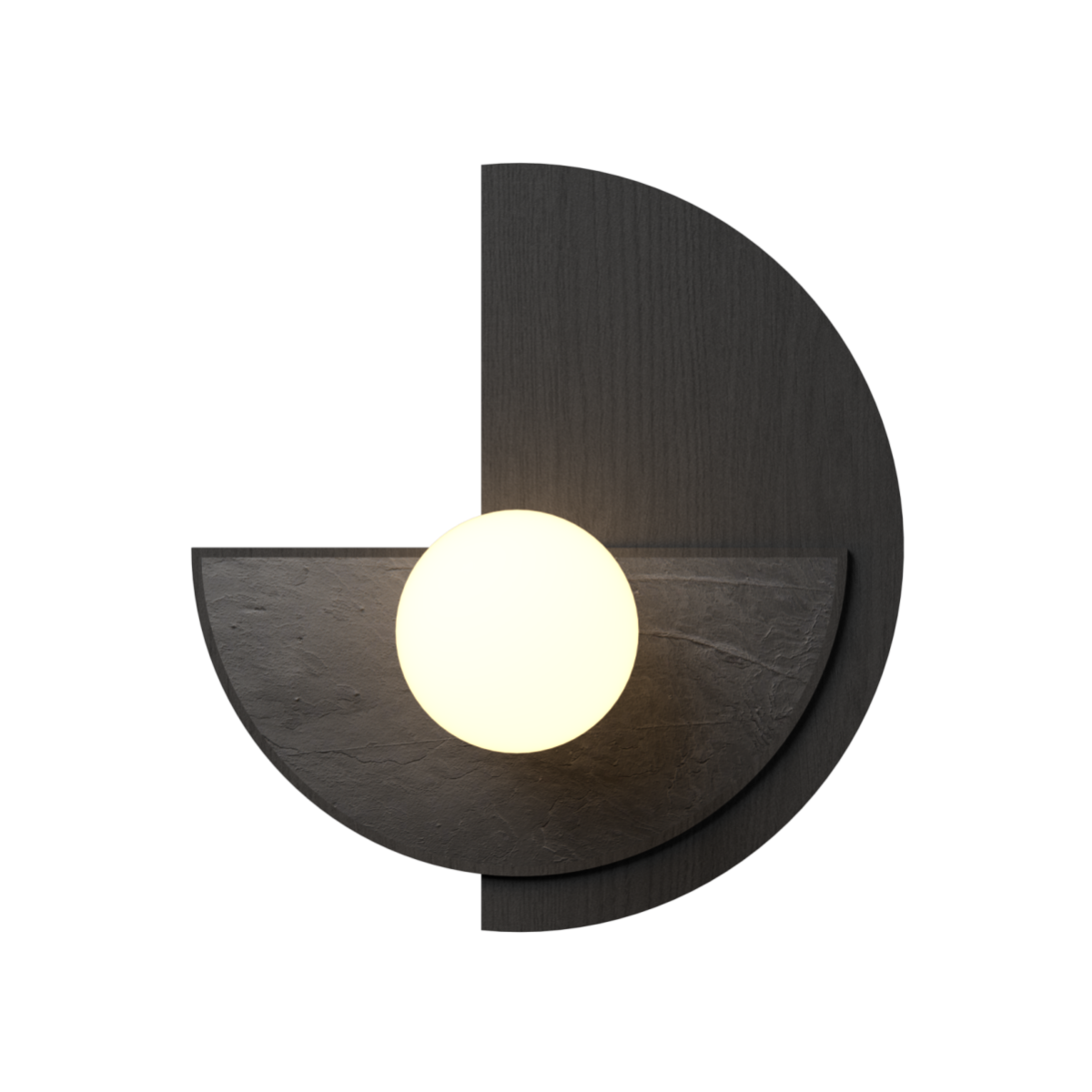 Accord Lighting 4257.50 Petra Accord Wall Lamp in Organic Grey
